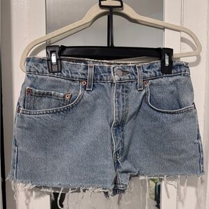 Levi's Classic Blue Denim Shorts